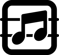 Musical Note And Stave Sketch Style Svg Vector, Free Vectors File